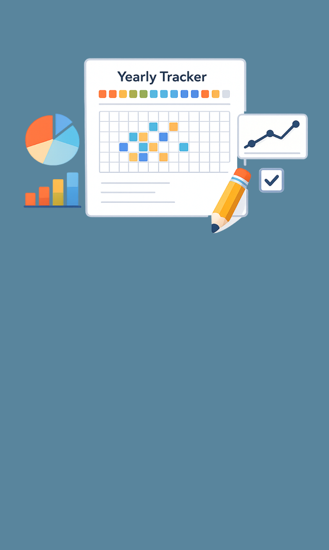 Yearly tracker charts